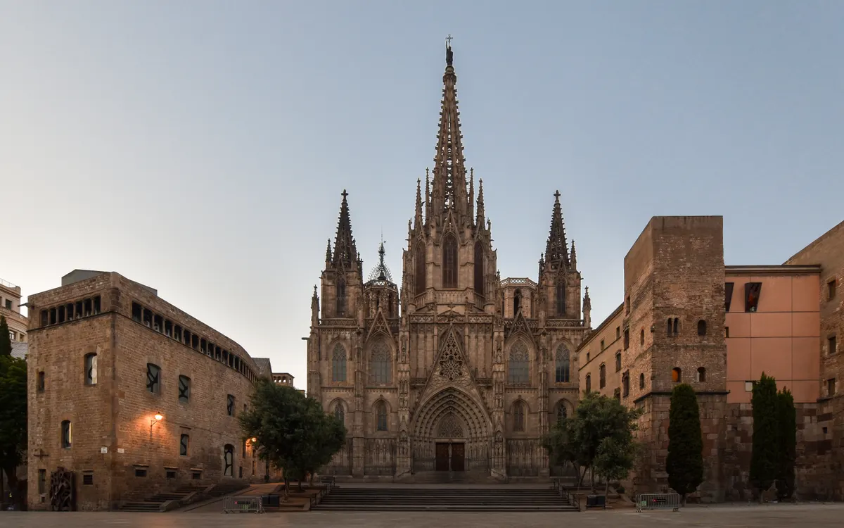 La cathédrale gothique de Barcelone