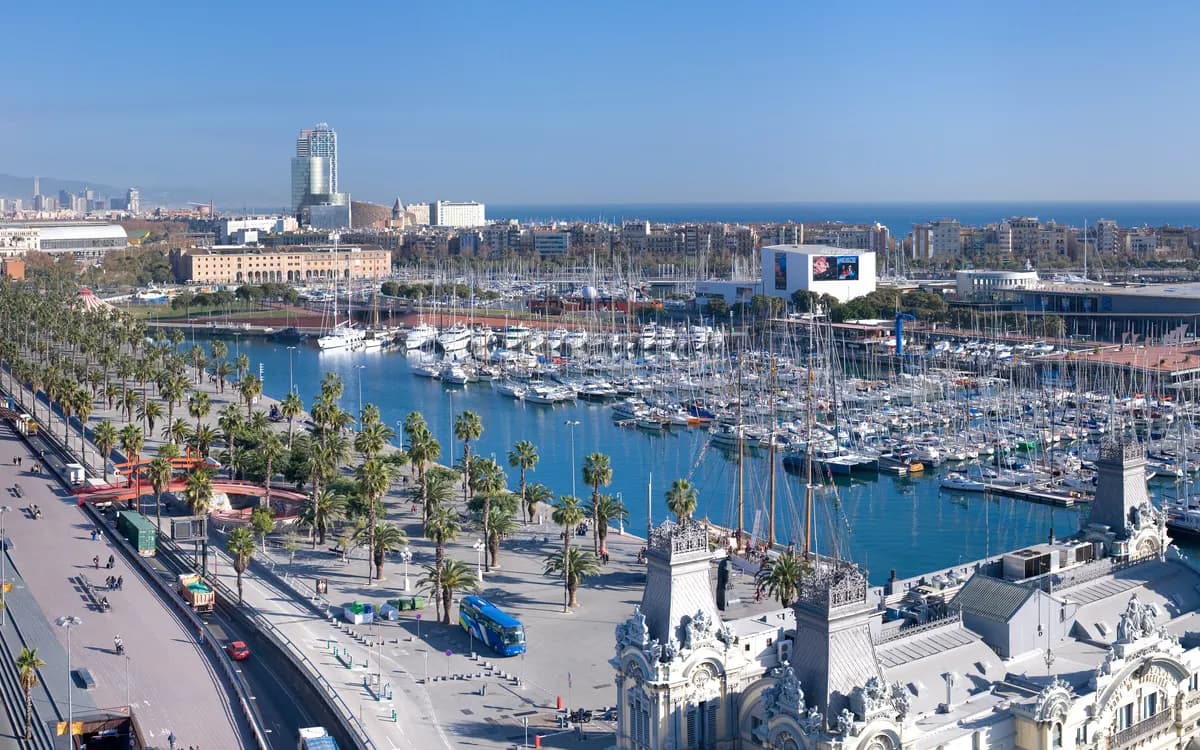 Le Port Vell de Barcelone et son port de plaisance
